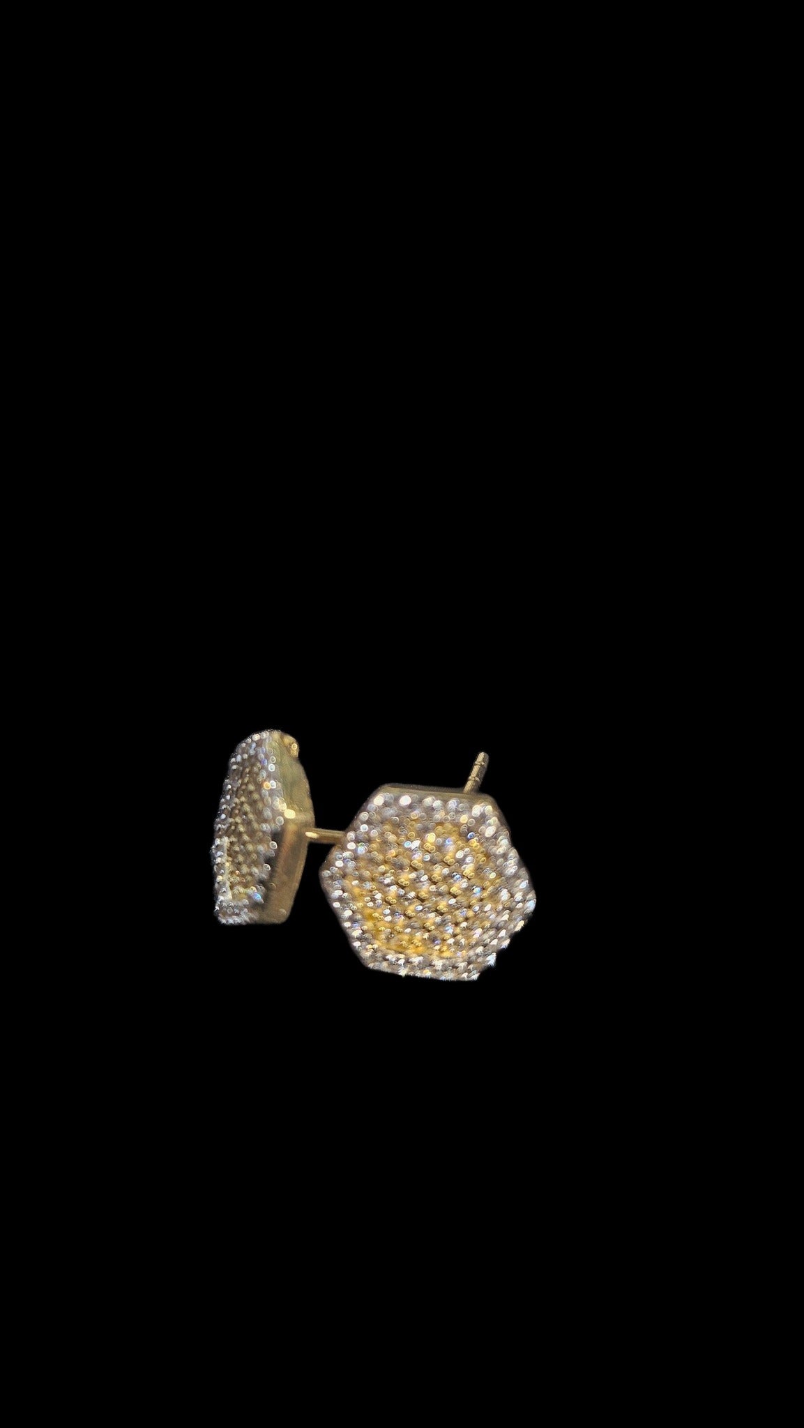 Hexagon earrings