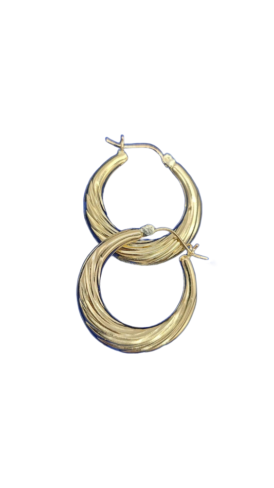 Twisted Design hoops