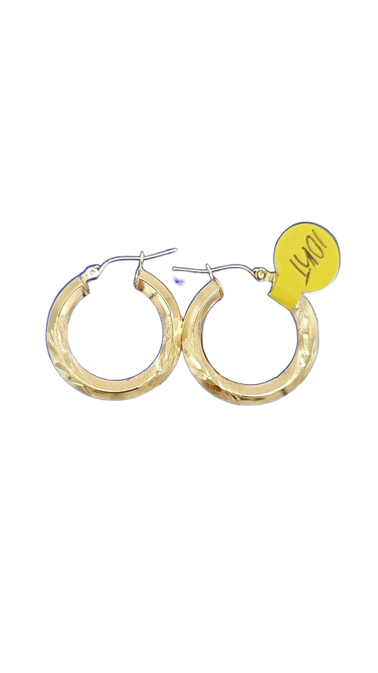 Tiny designer hoops