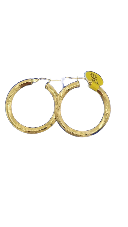 Medium size designer hoops