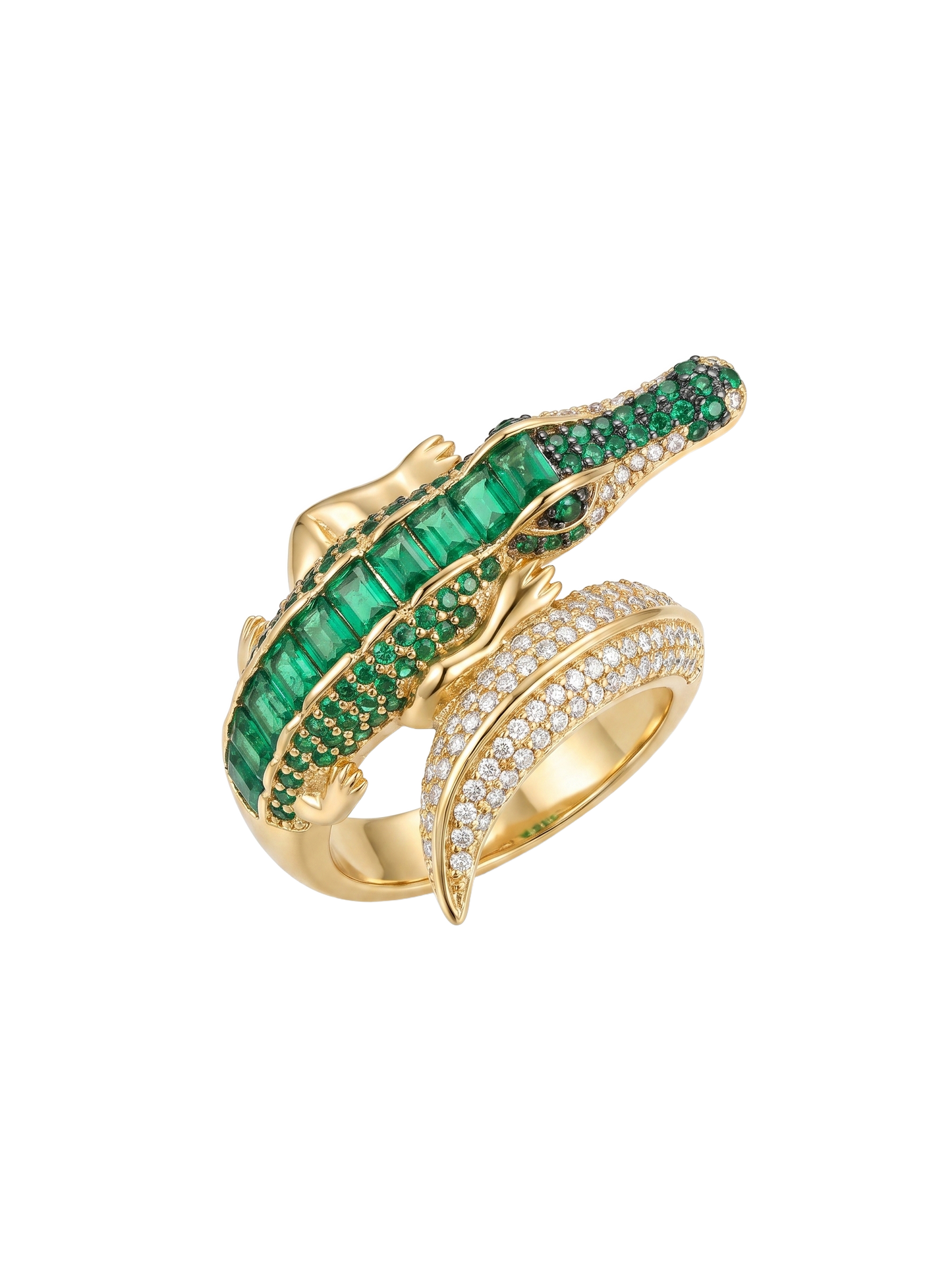 Croc design ring