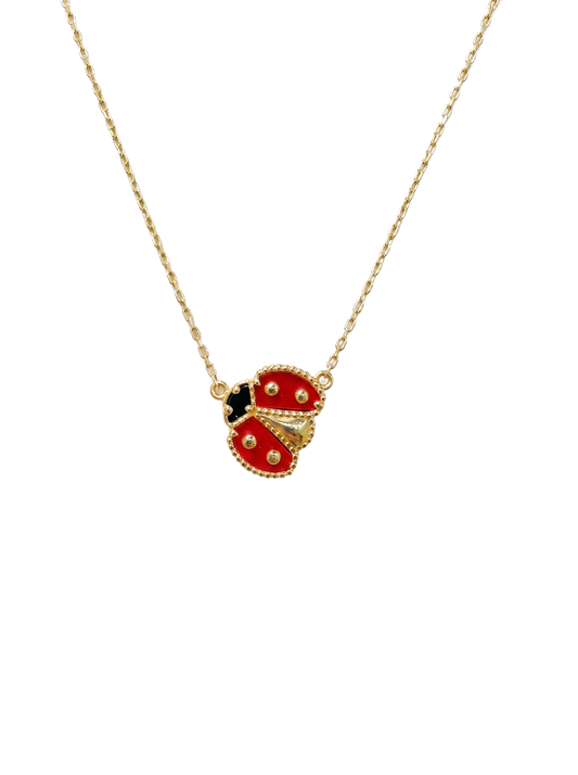 Lady Bug Necklace