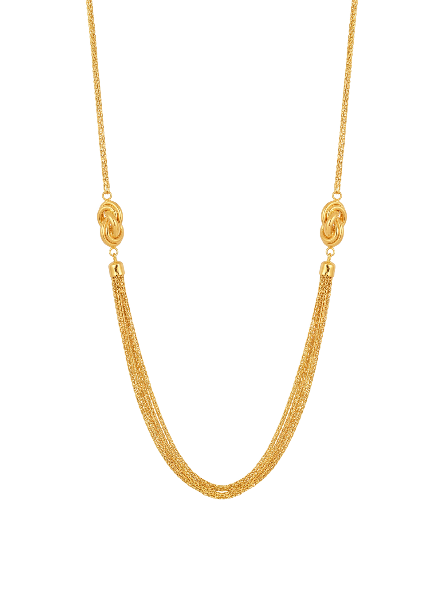 Bundle of chain necklace