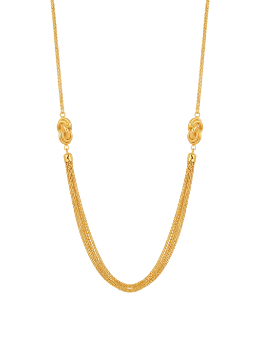 Bundle of chain necklace