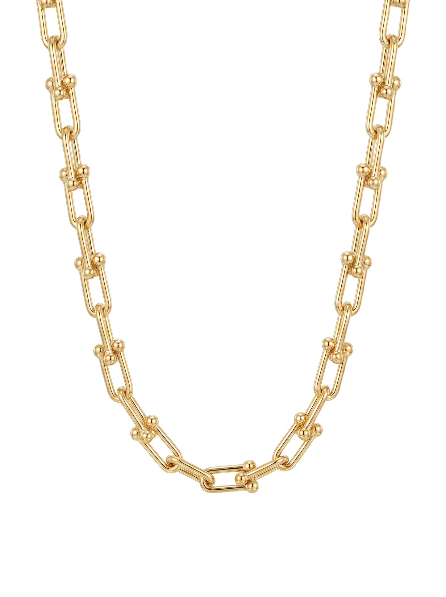 Paper clip link chain