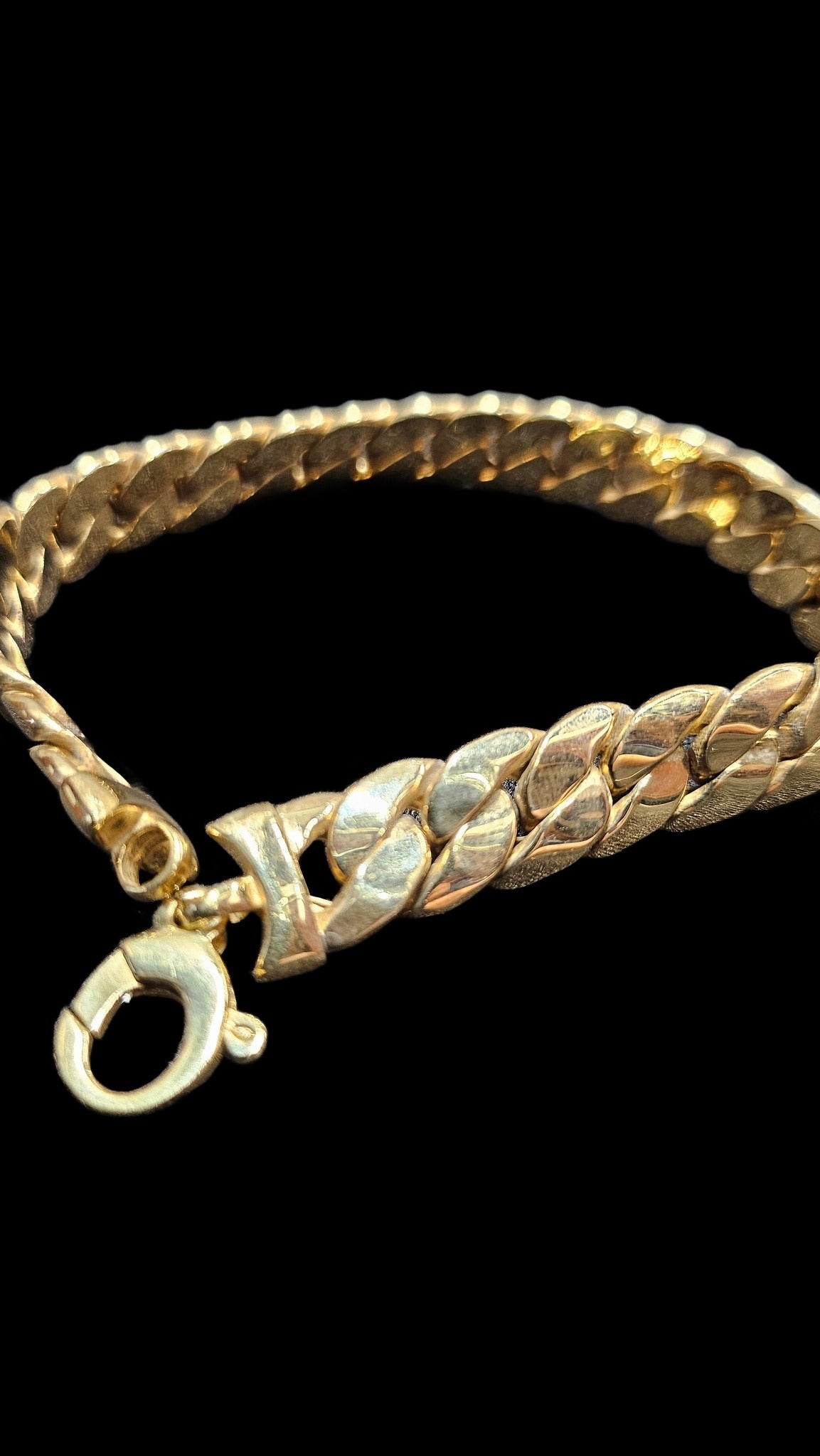 Hollow Cuban link bracelet