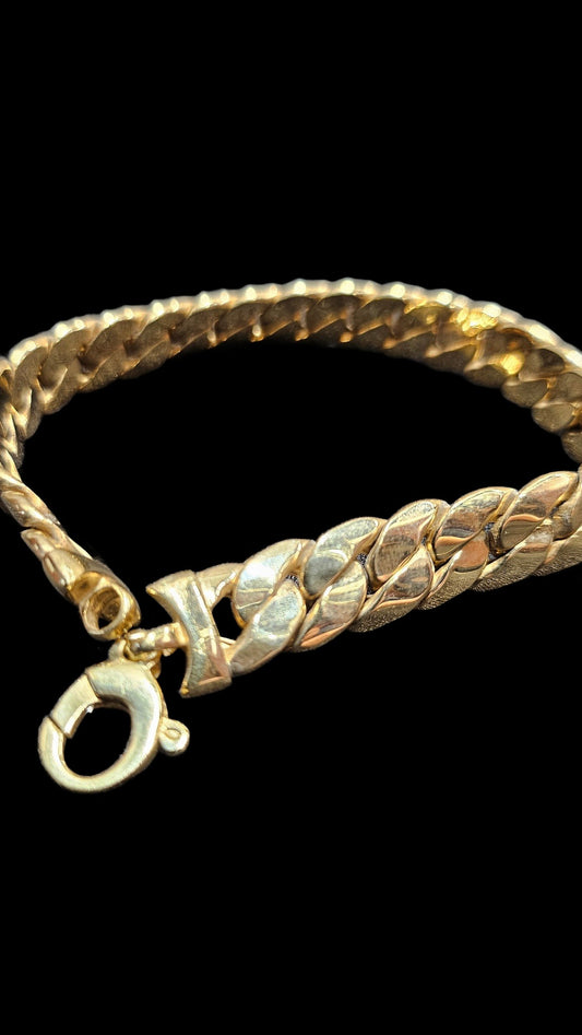 Hollow Cuban link bracelet