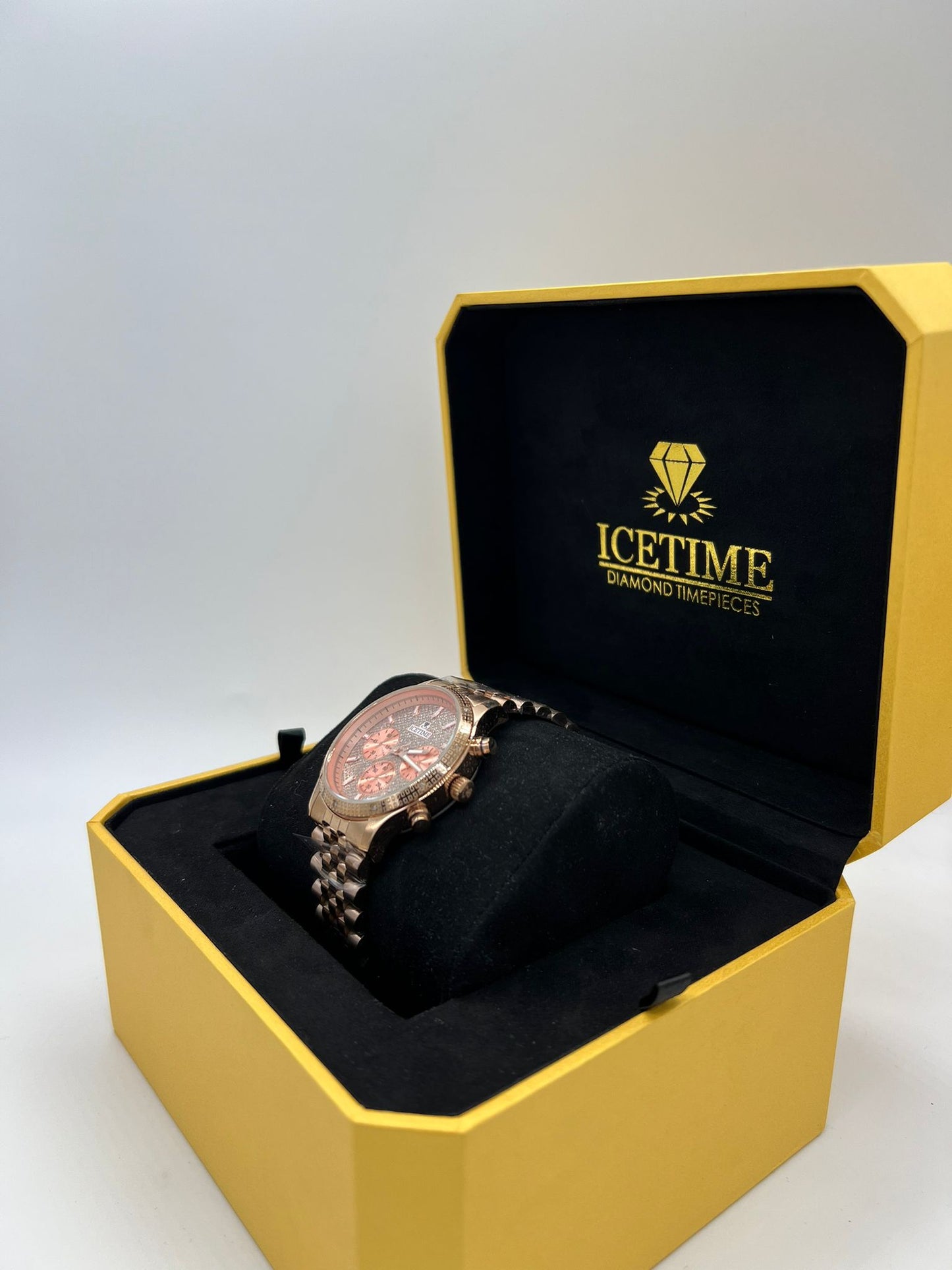 Certified Ice Time Watch with Diamonds