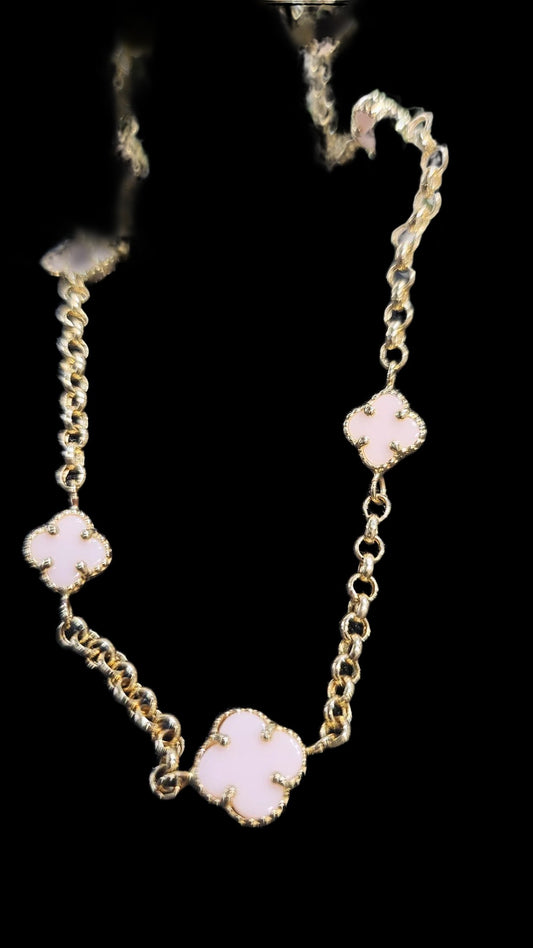 Pink anklets