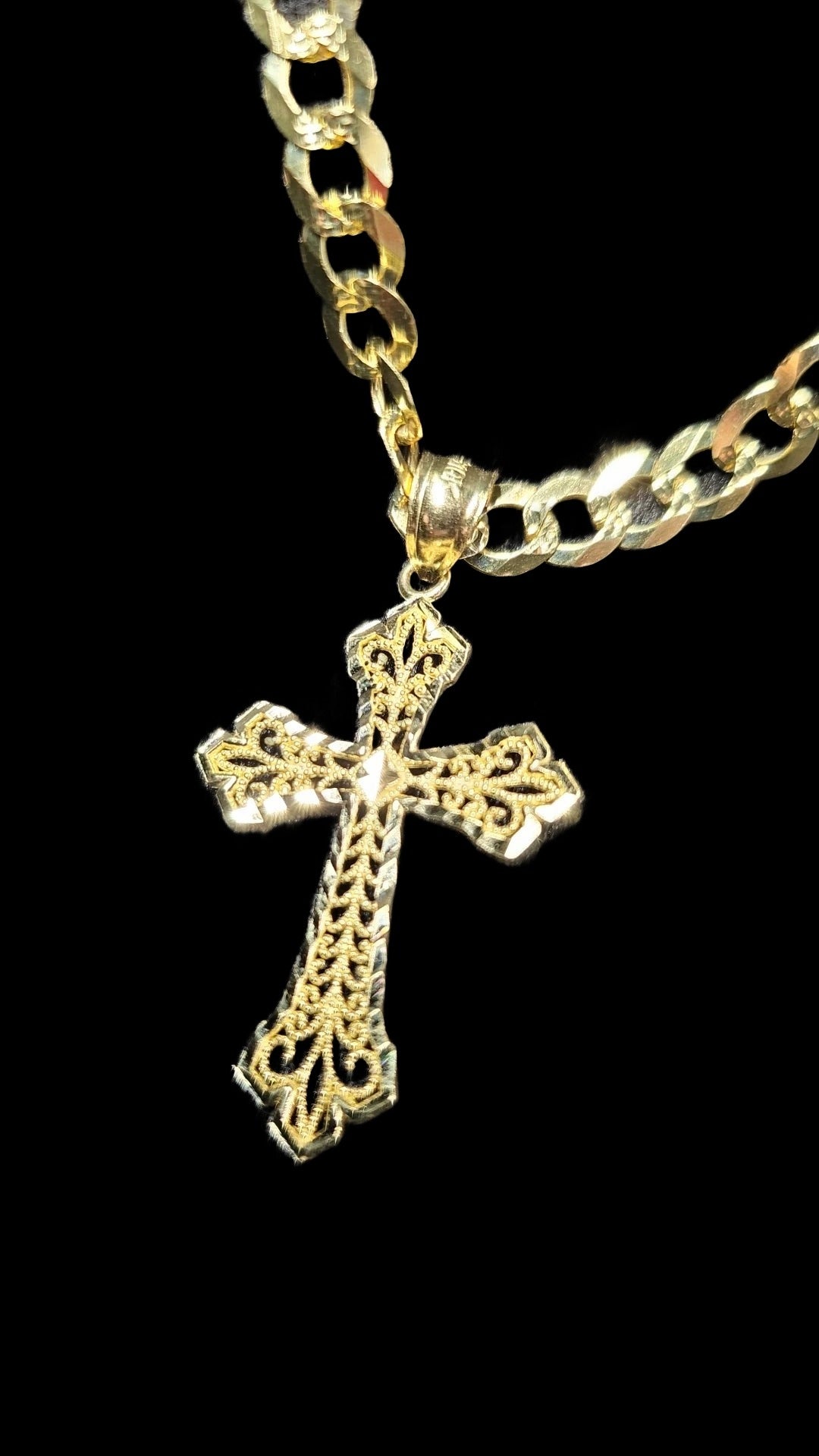 Small holy cross charm