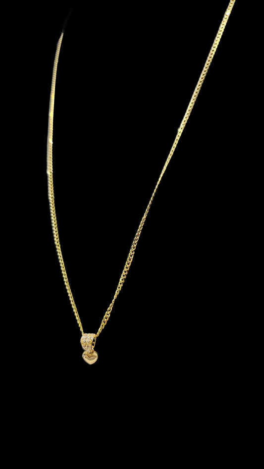 Tiny heart charm
