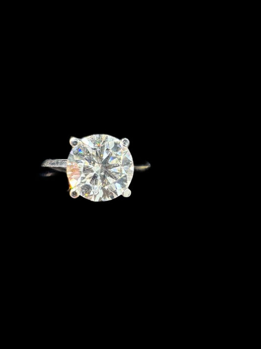 White Gold Solitaire Diamond Ring