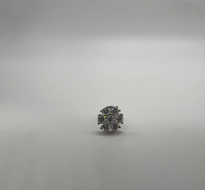 Silver Moissanite Earrings