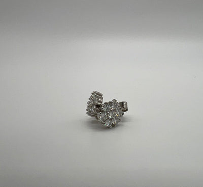 Silver Moissanite Earrings